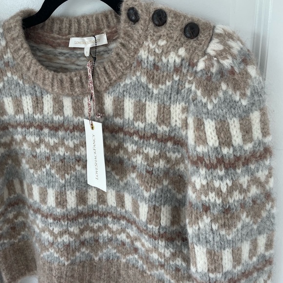 LoveShackFancy cropped pullover - Picture 3 of 6